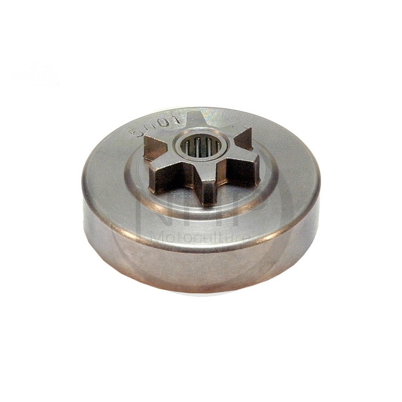 Cloche, pignon de tronçonneuse étoile 3/8"LP 6 dents POULAN 48078, 952 04 80-78, 952048078
