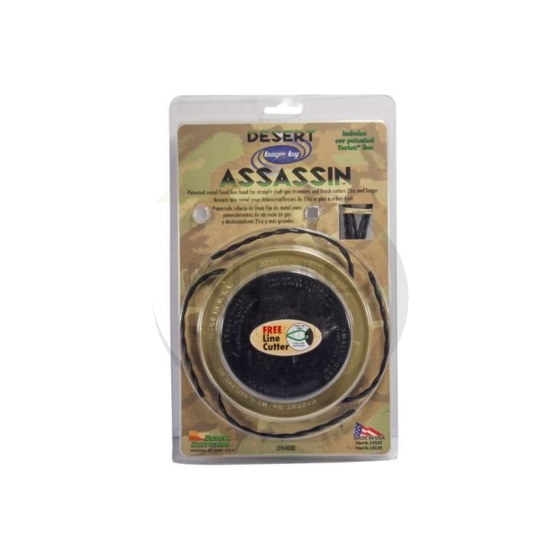 TETE FIL NYLON DEBROUSSAILLEUSE EN METAL UNIVERSELLE ASSASSIN