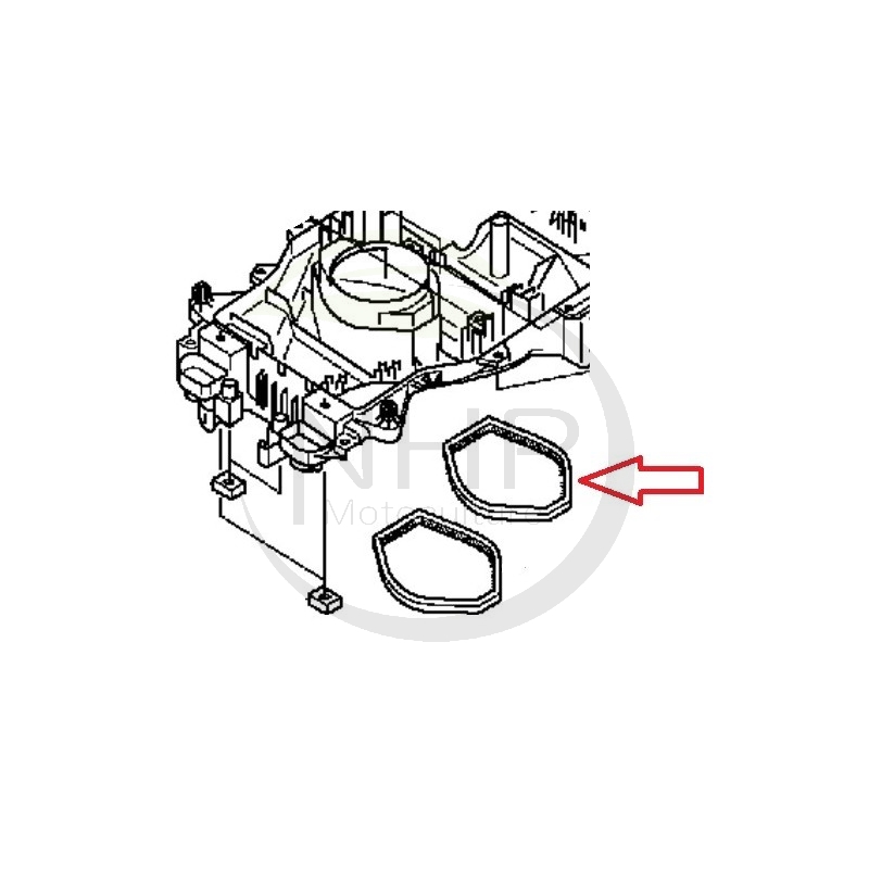 Joint de carter moteur robot tondeuse Honda Miimo, HRM310, HRM520, 76112VP7000, 76112-VP7-000