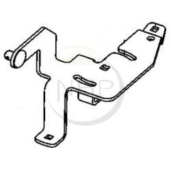 Support de galet tendeur sur coupe tondeuse Husqvarna - Jonsered - 532174976 - 174976 - 583065901