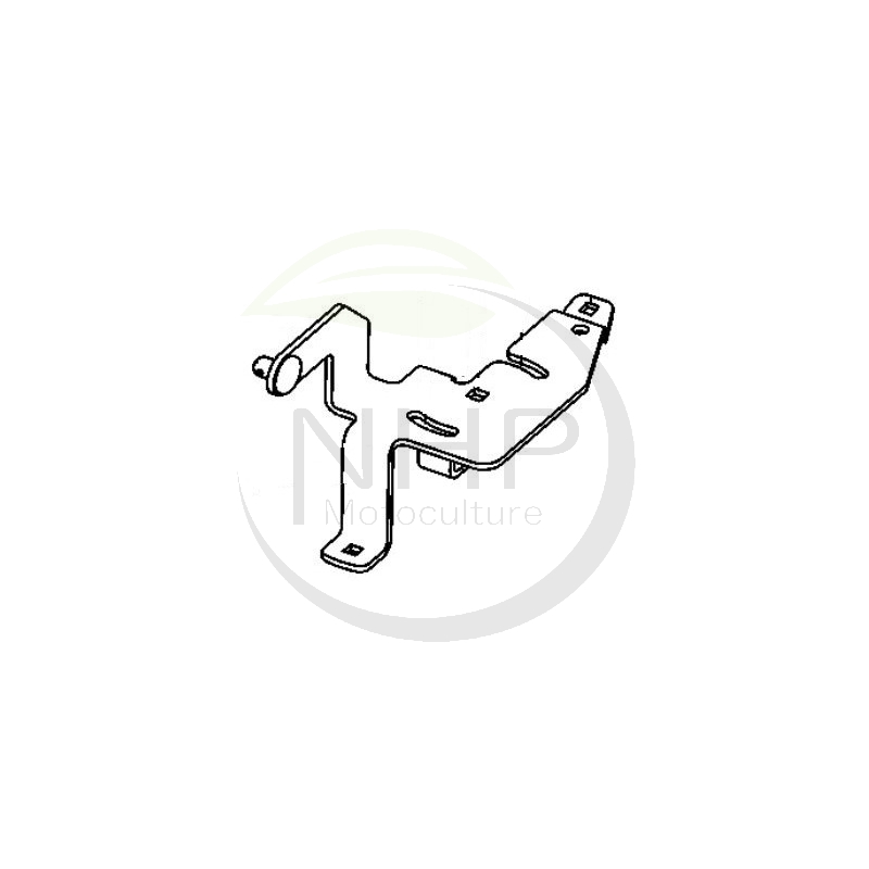 Support de galet tendeur sur coupe tondeuse Husqvarna - Jonsered - 532174976 - 174976 - 583065901