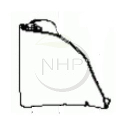 Baffle carter de coupe tracteur tondeuse AYP 583336001, 532412171, 5833360-01, 5324121-71, 412171