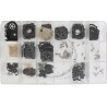 Coffret de membranes, joints, pointeaux, tamis pour carburateurs WALBRO WA, WT, WAT