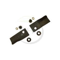 Kit de 2 embouts de lame et 2 boulons ROVER, HOMELITE A03830, A03830-672K, 03830672K