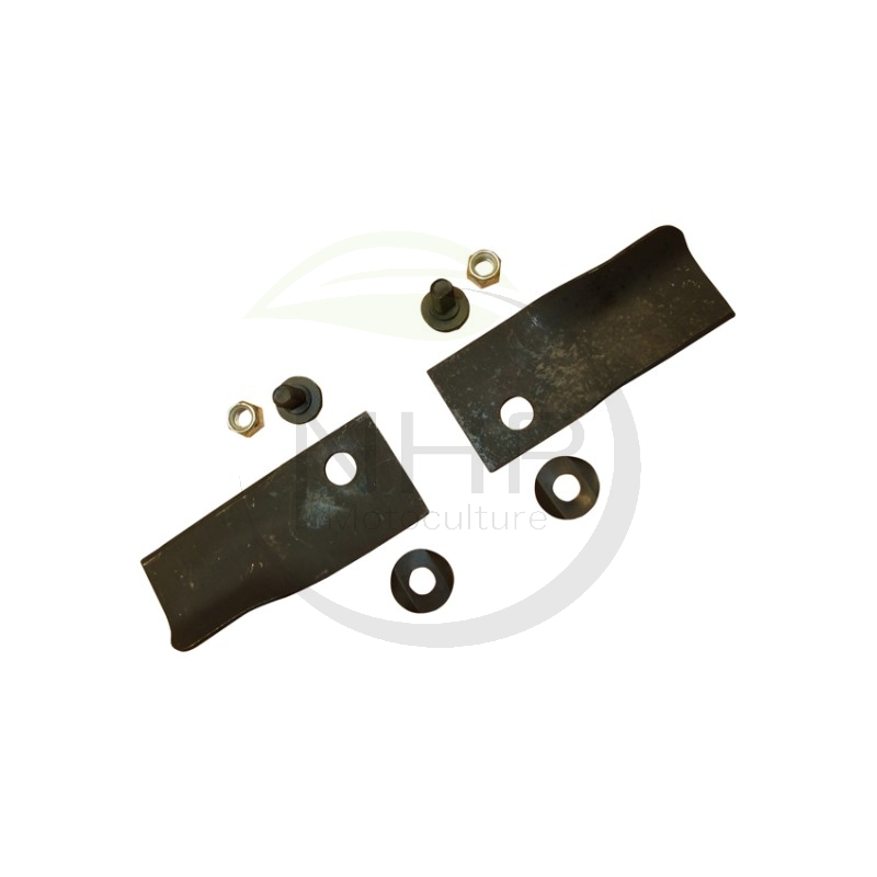 Kit de 2 embouts de lame et 2 boulons ROVER, HOMELITE A03830, A03830-672K, 03830672K