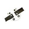 Kit de 2 embouts de lame et 2 boulons ROVER, HOMELITE A03830, A03830-672K, 03830672K