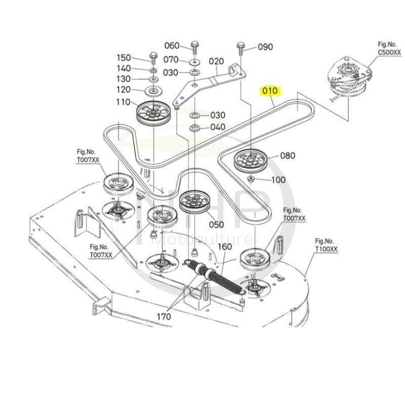 courroie-tracteur-tondeuse-kubota-k5623-36710-k562336710