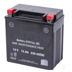 Batterie tondeuse 12V 14AH + à droite étanche, AGM