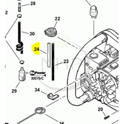 Tuyau essence tronçonneuse ECHO, SHINDAIWA référence 13271639130, 132716-39130