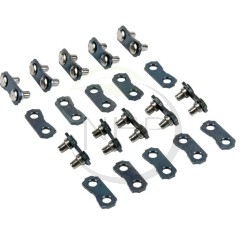Maillons de liaison chaîne tronçonneuse, pas 3/8 LP, jauge .050, 1.3 mm, lot de 10