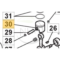 Piston débroussailleuse GGP - CASTELGARDEN - STIGA 118803687/0