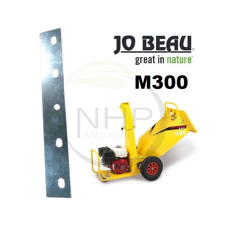 Cale de reglage couteaux pour broyeur de vegetaux Jo Beau M300, R300, H300, E300, T300, M30051, 000065