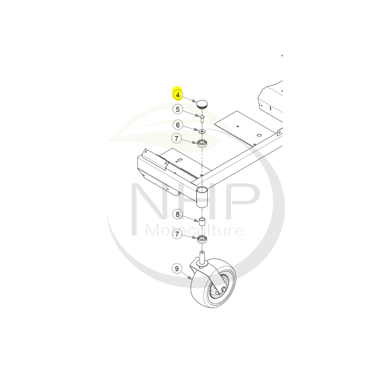 bouchon-roulement-pivot-roue-avant-tondeuse-hustler-607831