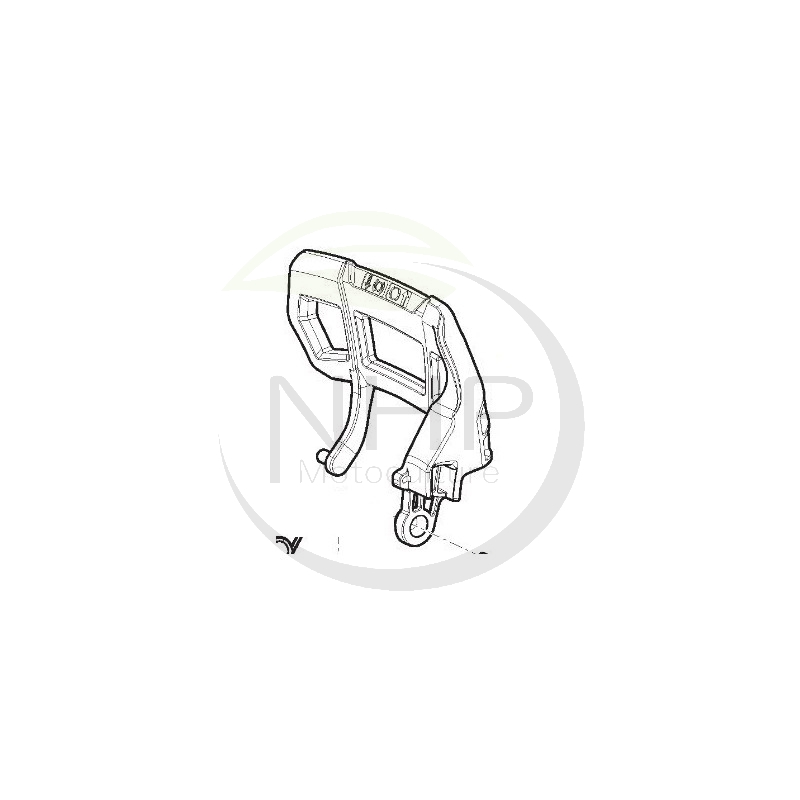 Levier frein de chaîne tronçonneuse GGP, CASTELGARDEN, STIGA, ALPINA 118804798/0