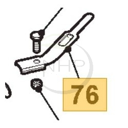 Levier de débrayage boitier de transmission GGP, Castelgarden, Stiga, 327315137/0, 3273151370