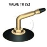 CHAMBRE A AIR 6.50X10 - 650X10 -  6.50-10 - 650-10 - VALVE COUDEE - TR JS2