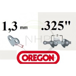 Rouleau de chaîne tronçonneuse OREGON 20LPX100R PowerCut, pas 325, jauge 050, 1.3mm, 1848 maillons, 1848 entraineurs