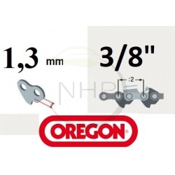 Rouleau de chaîne tronçonneuse OREGON 72LPX100R PowerCut, pas 3/8, jauge 050, 1.3mm, 1632 maillons, 1632 entraineurs
