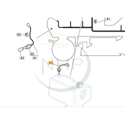 Jauge à essence tracteur tondeuse GGP, CASTELGARDEN, STIGA, 1136-0883-01, 125290000/0, 1136088301, 1252900000