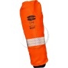 Manchettes de protection tronçonneuse orange, classe 1, INFINITY