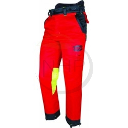 Pantalon de protection tronçonneuse AUTHENTIC rouge