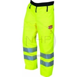 Jambières de protection haute visibilité tronçonneuse classe 1