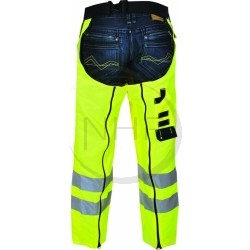 Jambières de protection haute visibilité tronçonneuse classe 1