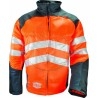 Veste de protection tronçonneuse GLOW, Haute visibilité, Classe 1, orange