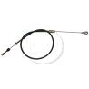 Câble de blocage de différentiel motoculteur PUBERT, OLEO MAC, STAUB P5062121000, 0001000294