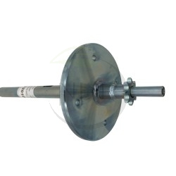 Arbre de transmission disque de friction tondeuse motofaucheuse KIVA, PUBERT, ROQUES ET LECOEUR, 0302010223