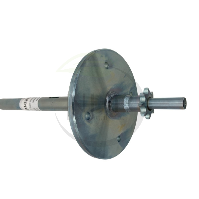 Arbre de transmission disque de friction tondeuse motofaucheuse KIVA, PUBERT, ROQUES ET LECOEUR, 0302010223