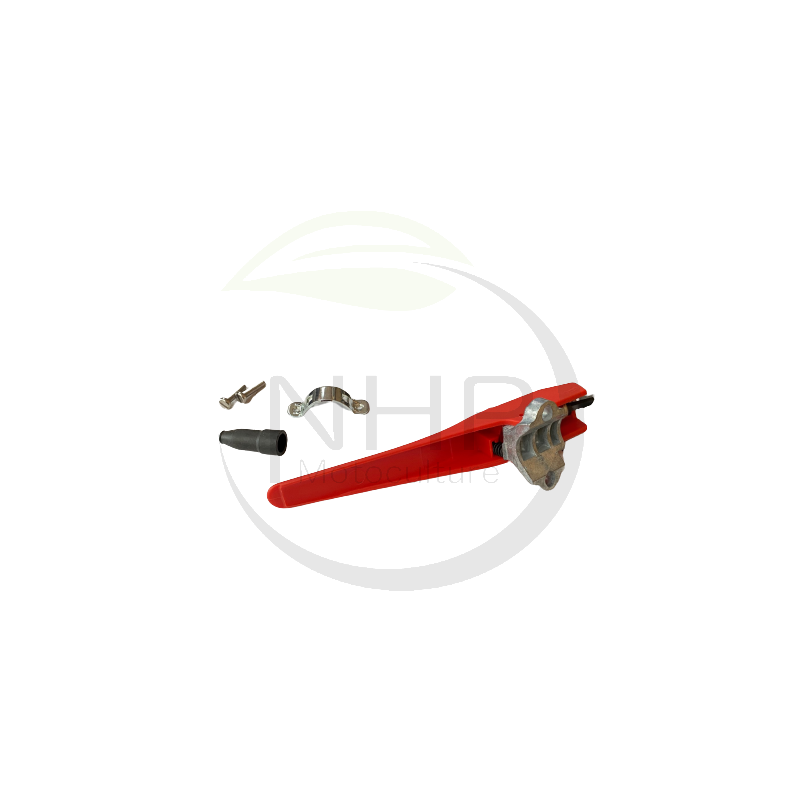 Manette homme mort rouge 90.622 PUBERT - STAUB - OLEO MAC 0307010010 - 12128