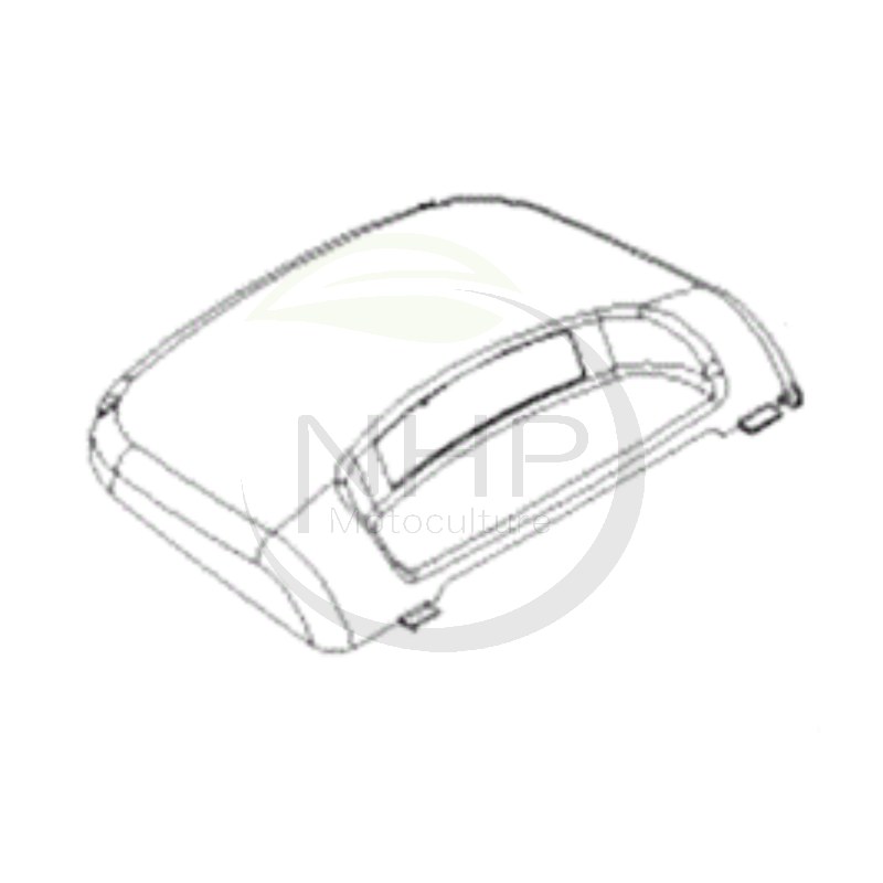 Couvercle moteur tracteur tondeuse Toro référence 106-2860, 1062860