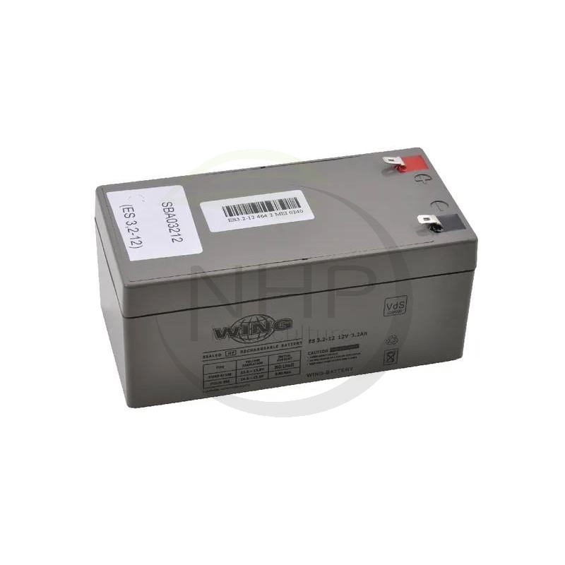 Batterie tondeuse 12V 3.3AH + à droite étanche, AGM