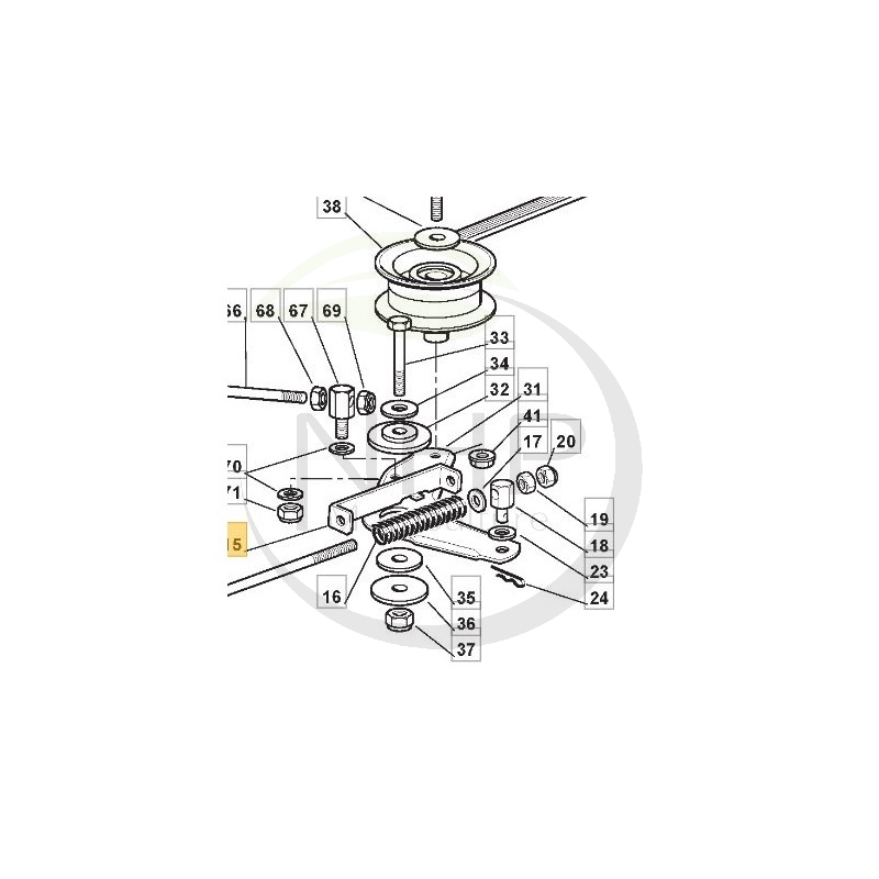 etrier-de-commande-ressort-ggp-castelgarden-stiga-1136-1275-01-3277721430