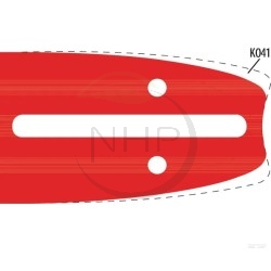 Guide chaîne tronçonneuse OREGON 188SLGK041, 45cm, pas 325", jauge .058, 1,5mm, 72 maillons, 72 entraineurs