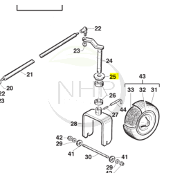Bague pivot tondeuse GIANNI FERRARI référence 95001000036