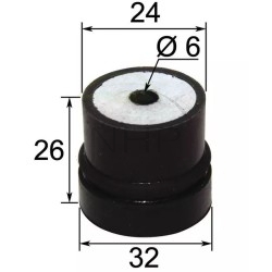 Silent bloc de tronçonneuse STIHL 1121 790 9903, 1121 790 9906, 1121 790 9909