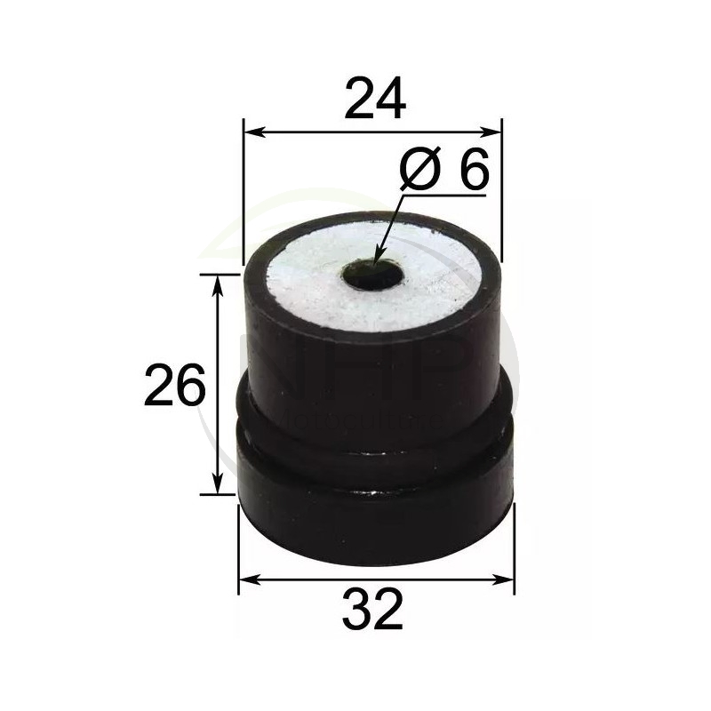 Silent bloc de tronçonneuse STIHL 1121 790 9903, 1121 790 9906, 1121 790 9909