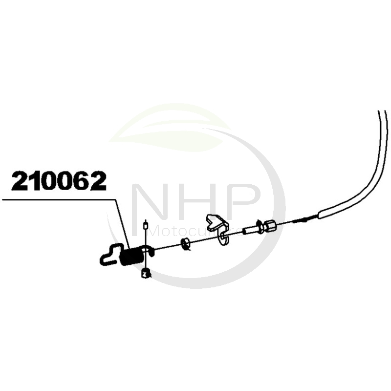 Ressort débroussailleuse Roques et Lecoeur 210062, 0305010019, RL0305010019