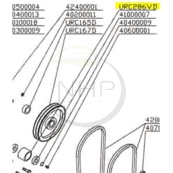 rouleau-tendeur-courroie-funny-funny-top-funny-super-centurion-flipper-delmorino-urc286vd