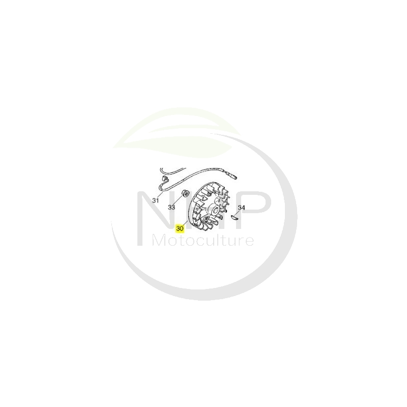 rotor-echo-shindaiwa-31110zm5013