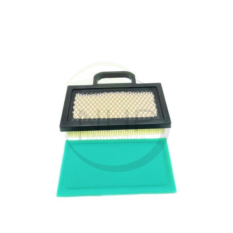 Kit filtre + préfiltre à air moteur Briggs et Stratton 499486S - 499486 - 698754 - 695667 - 631383 - 4209 - 4223 - 273638