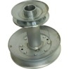 Poulie  moteur double gorge tracteur tondeuse Husqvarna, Jonsered 140186, 532140186, 532 14 01-86