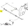 Câble accélérateur tronçonneuse DOLMAR MR00285558 - 320285558 - 320 285 558