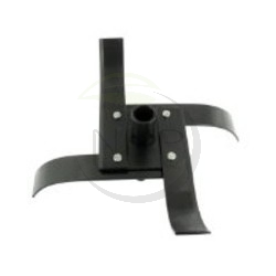 Etoile droite de fraise de motoculteur et motobineuse Honda, Husqvarna, Staub, Sharp, Pubert, Beal, Viking