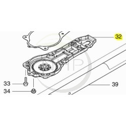 Couvercle carter d'engrenage MAKITA - DOLMAR 319949-6
