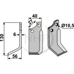 Couteaux fraises SEP 
