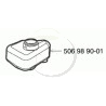 Réservoir d'huile, vase d'expansion boite hydrostatique 506 98 90-01, 506989001, 5069890-01