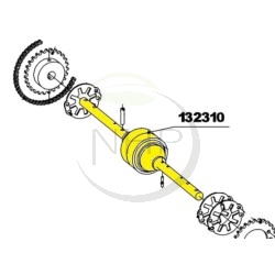 Différentiel SABRE, ROQUES ET LECOEUR RL1400 DIFF référence 132310, 132310.300, RL5203020016, RL132310300